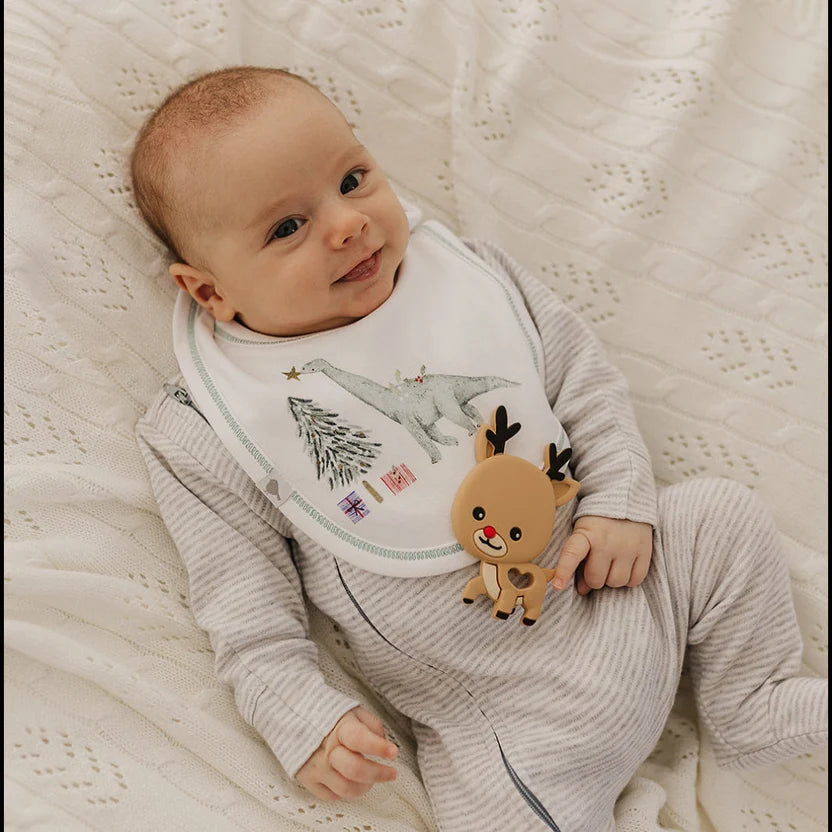 Baby Reindeer Christmas Teether