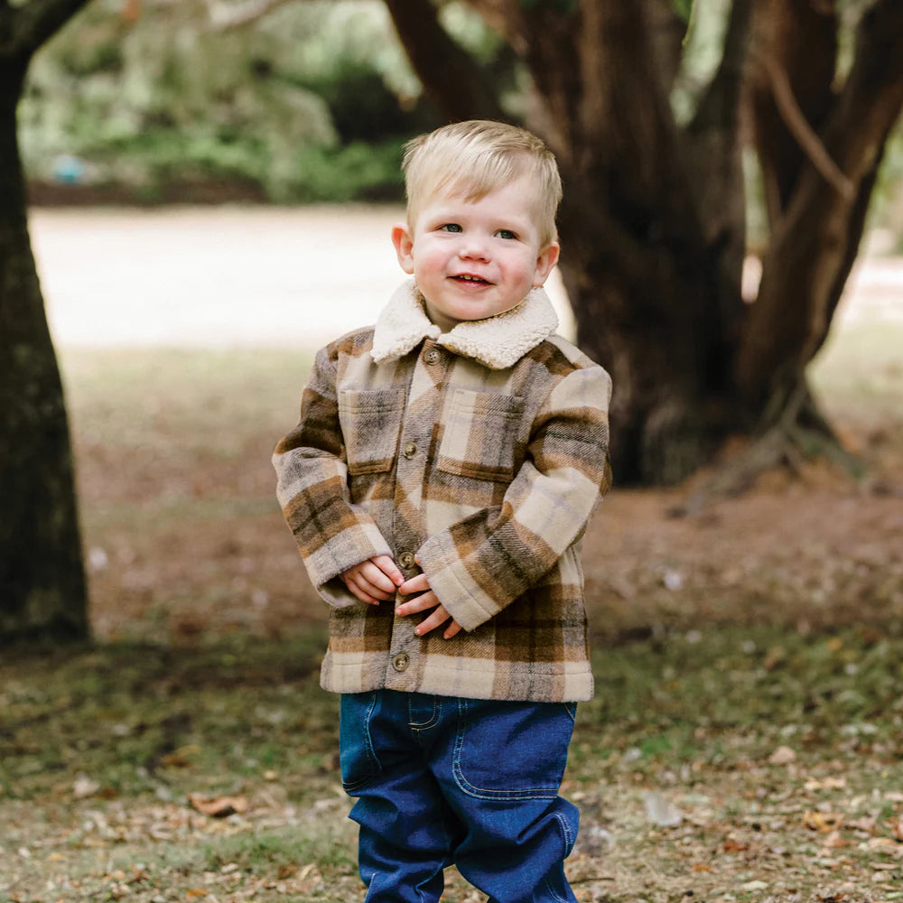 Kynd Baby - Gingham Shacket - Multi Check