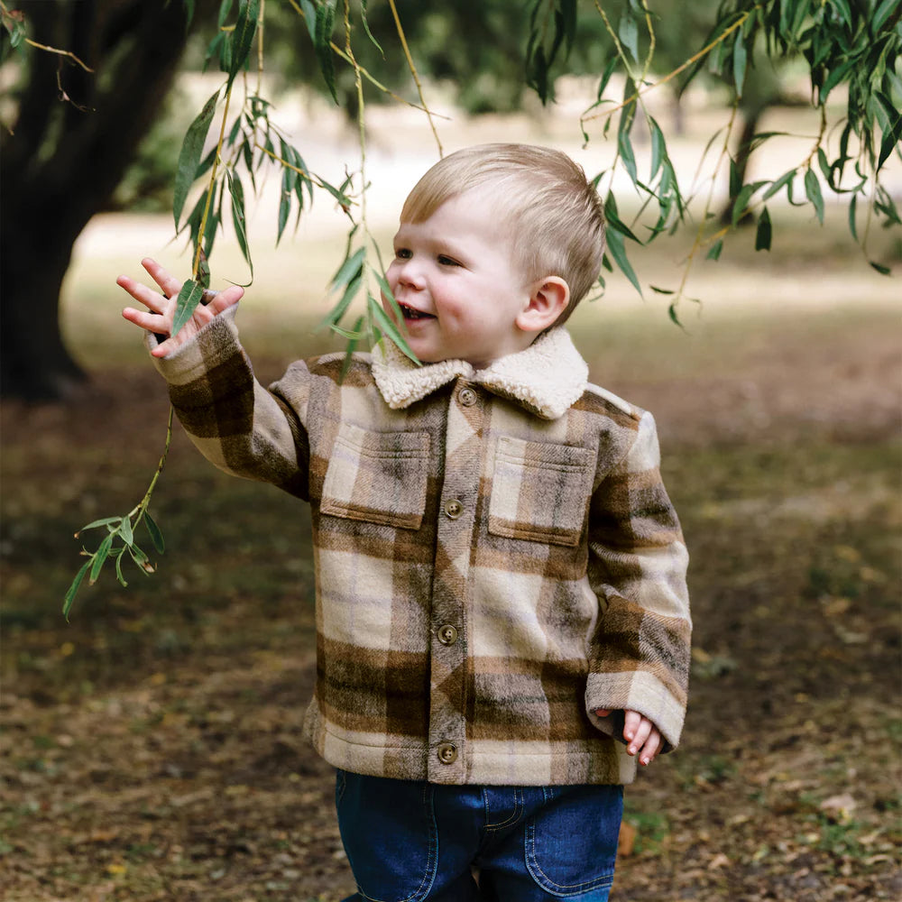 Kynd Baby - Gingham Shacket - Multi Check