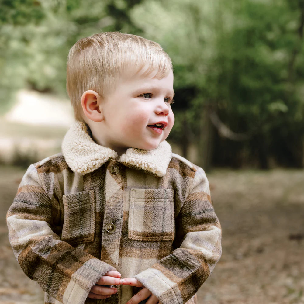 Kynd Baby - Gingham Shacket - Multi Check