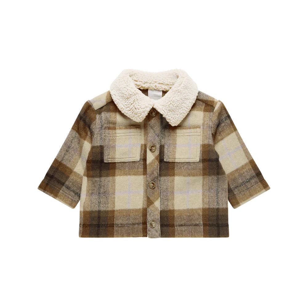 Kynd Baby - Gingham Shacket - Multi Check