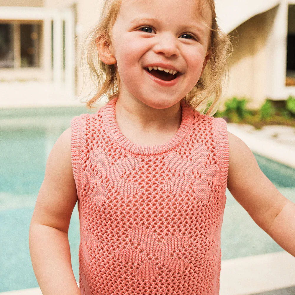 Crochet Dress - Strawberry