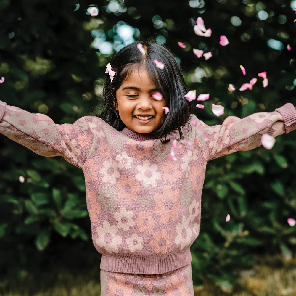 Kynd Baby - Knit Jumper - Bold Floral