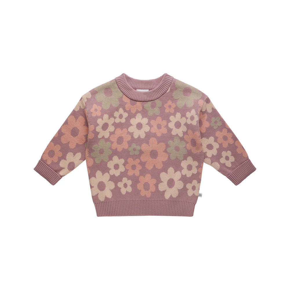 Kynd Baby - Knit Jumper - Bold Floral