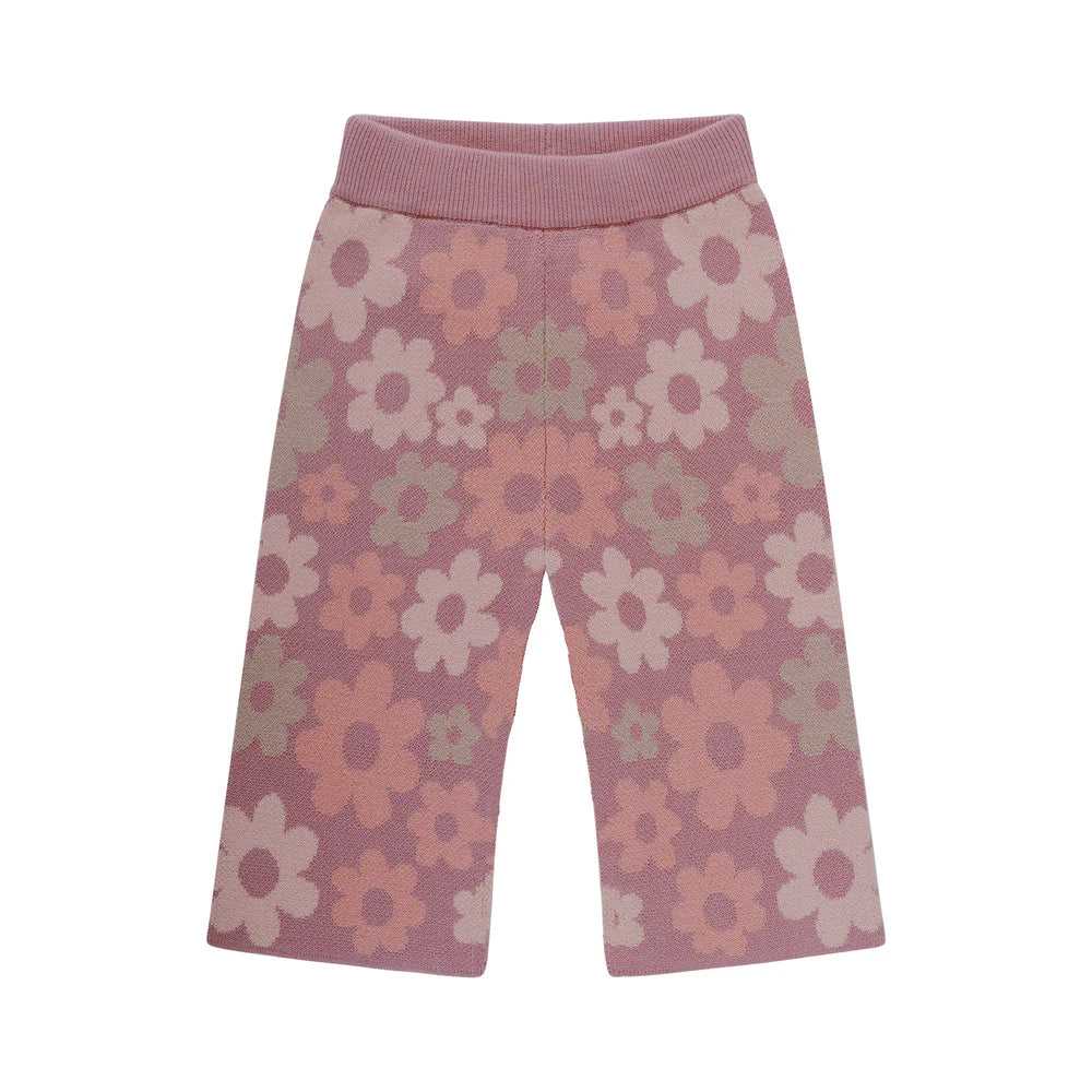 Kynd Baby - Knit Flare Pant - Bold Floral
