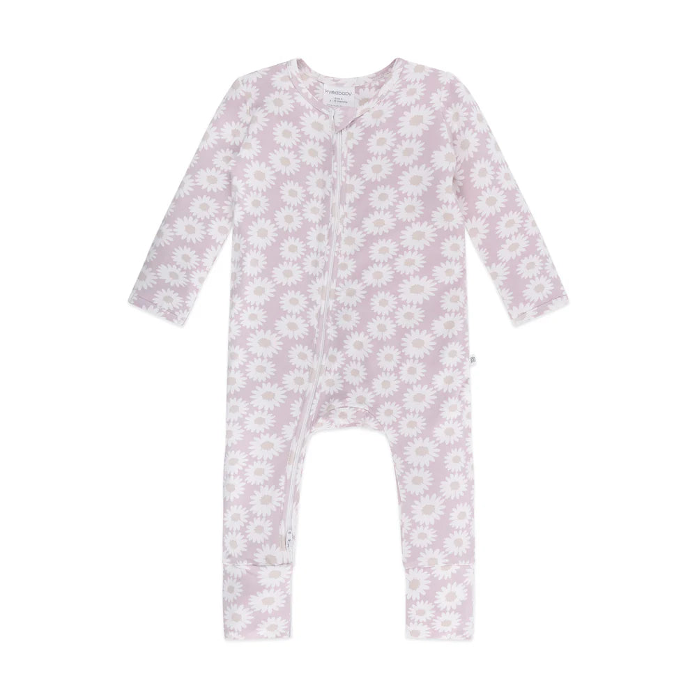 Kynd Baby Day or Night Onesie - Lilac Daisy
