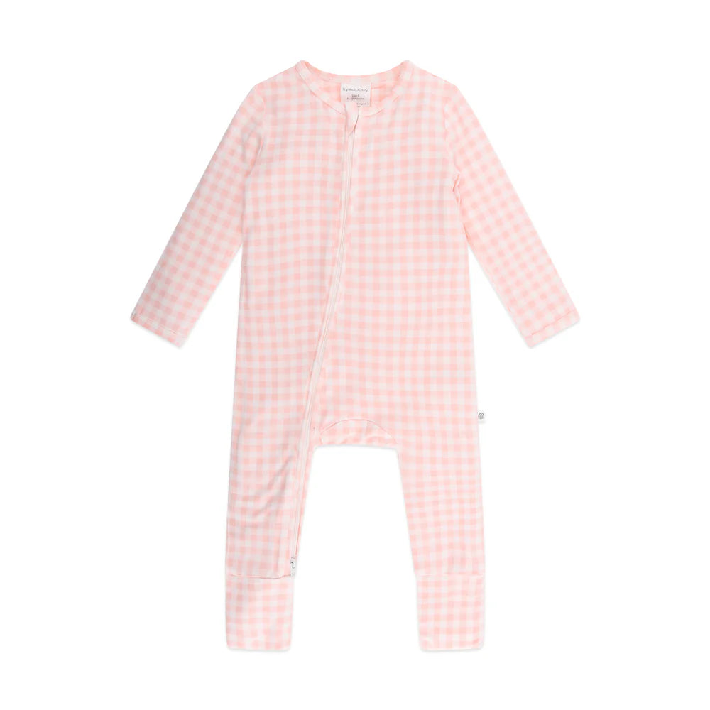 Kynd Baby Day or Night Onesie - Petal Gingham