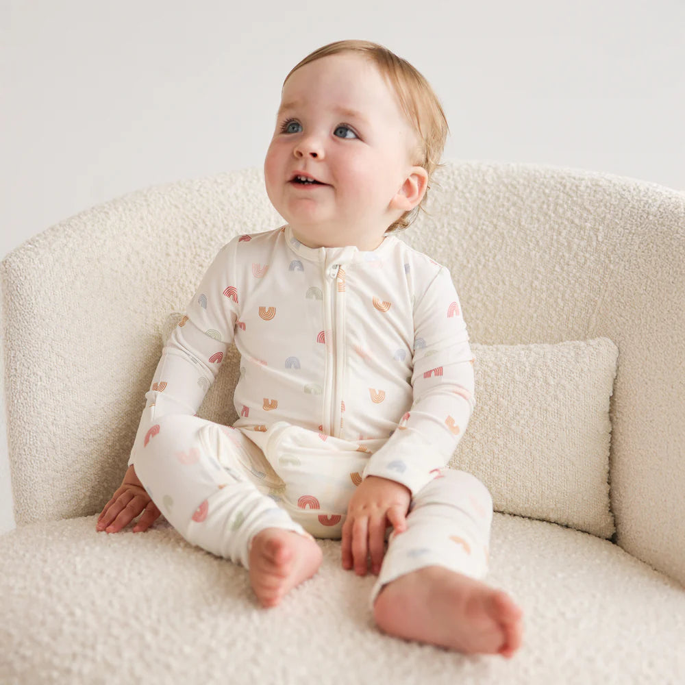 Kynd Baby Day or Night Onesie - Over the Rainbow