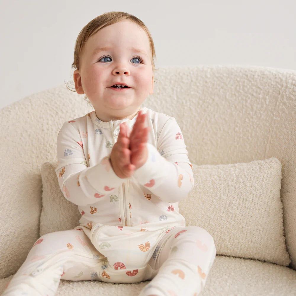Kynd Baby Day or Night Onesie - Over the Rainbow
