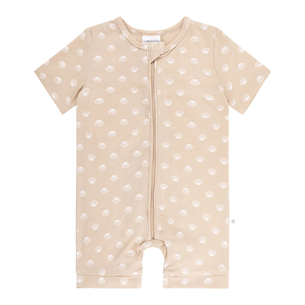 Day or Night Onesie S.S - Seashells -