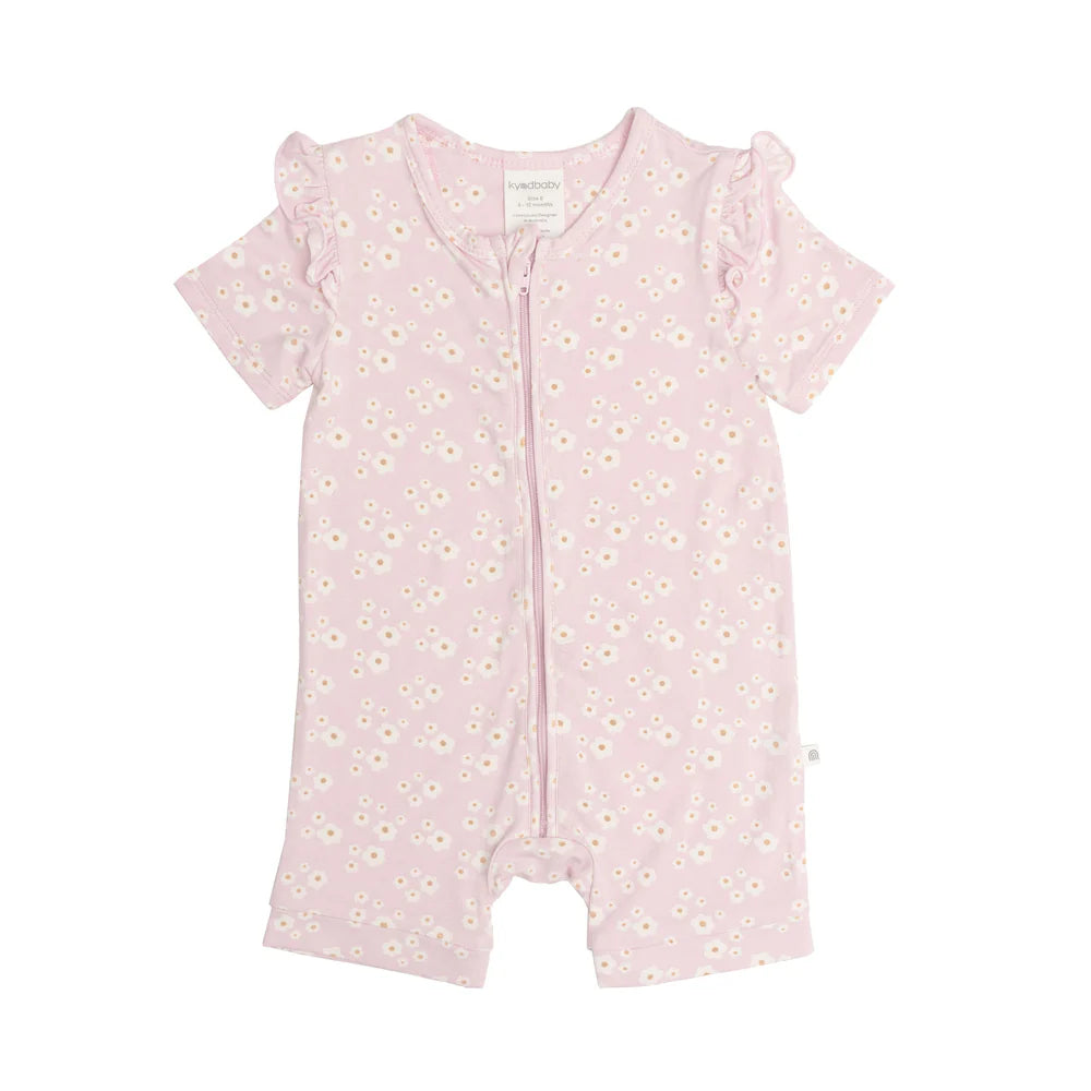Day or Night Onesie S.S Frill Onesie - Orchid Bloom