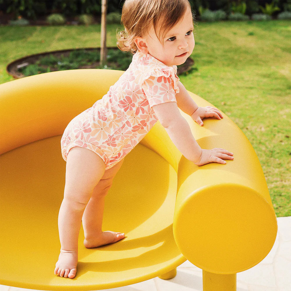 Frilled S.S Bodysuit - Palm Cove