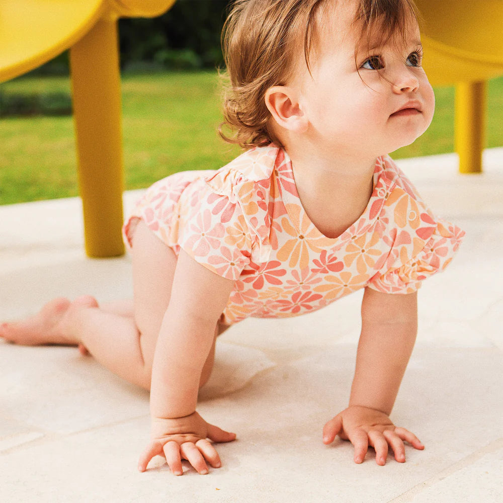 Frilled S.S Bodysuit - Palm Cove