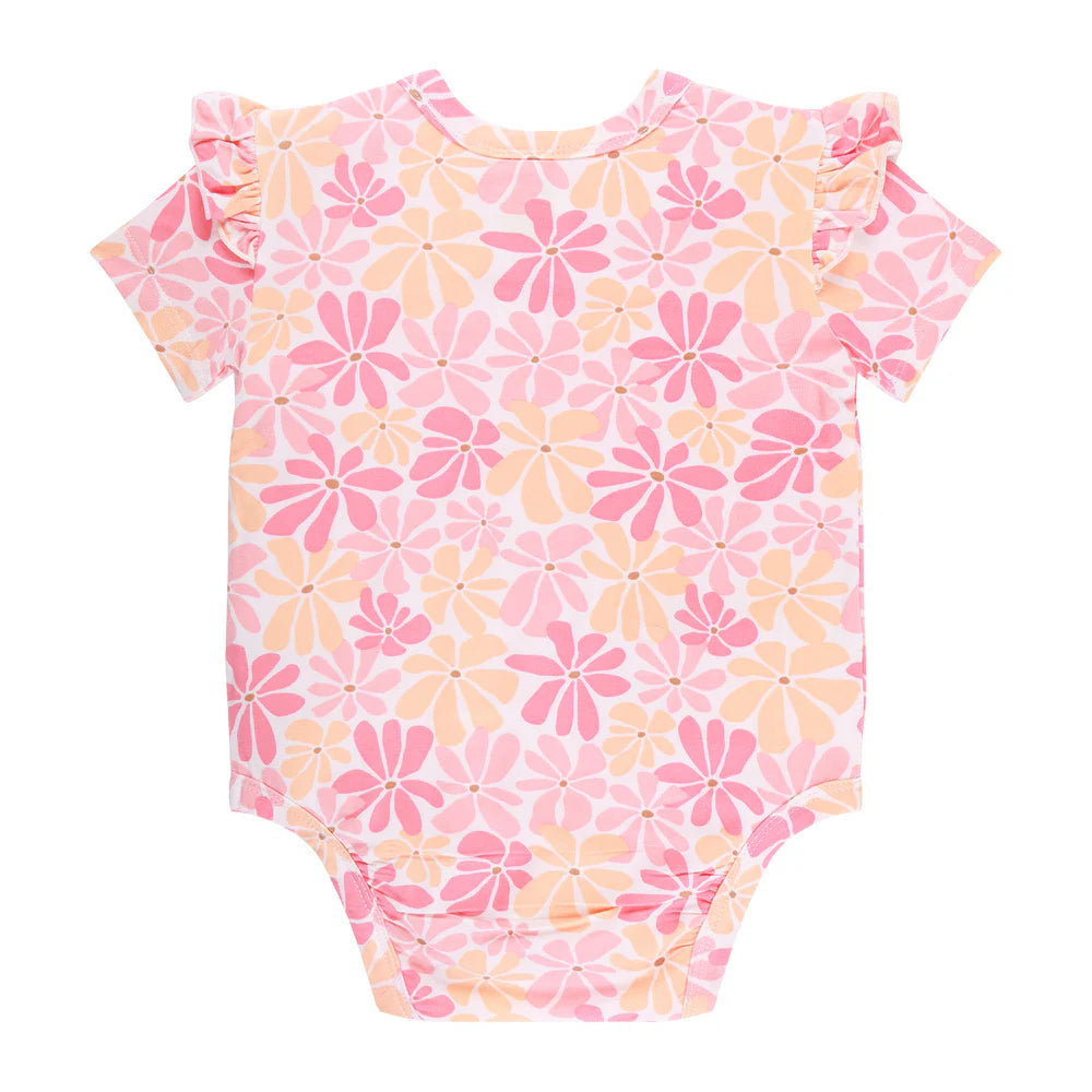 Frilled S.S Bodysuit - Palm Cove