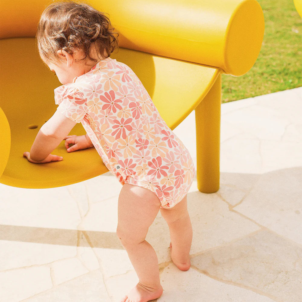 Frilled S.S Bodysuit - Palm Cove