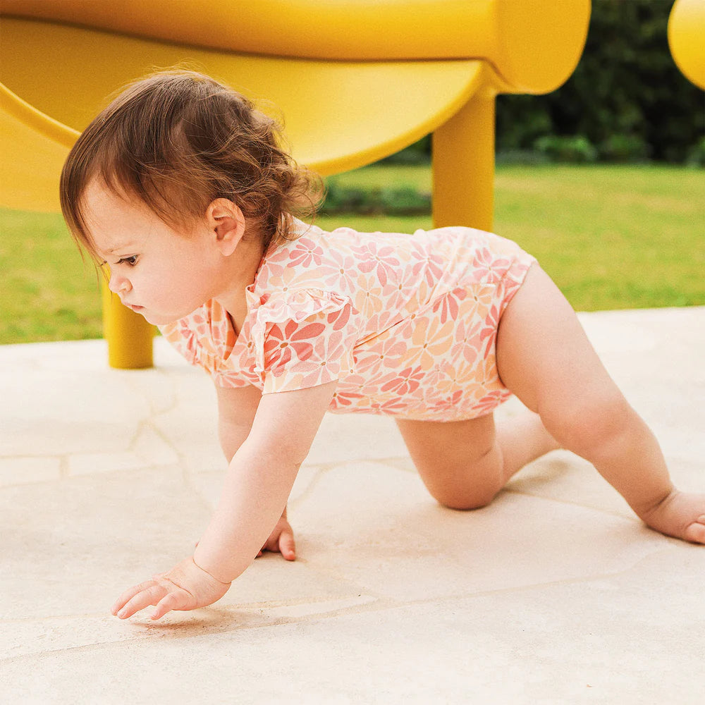 Frilled S.S Bodysuit - Palm Cove