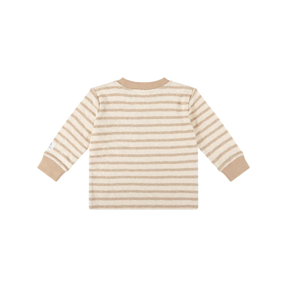 Kynd Baby - Stripe Top - Mocha Stripe