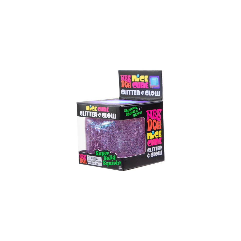 Nee Doh - Glitter & Glow Nice Cube