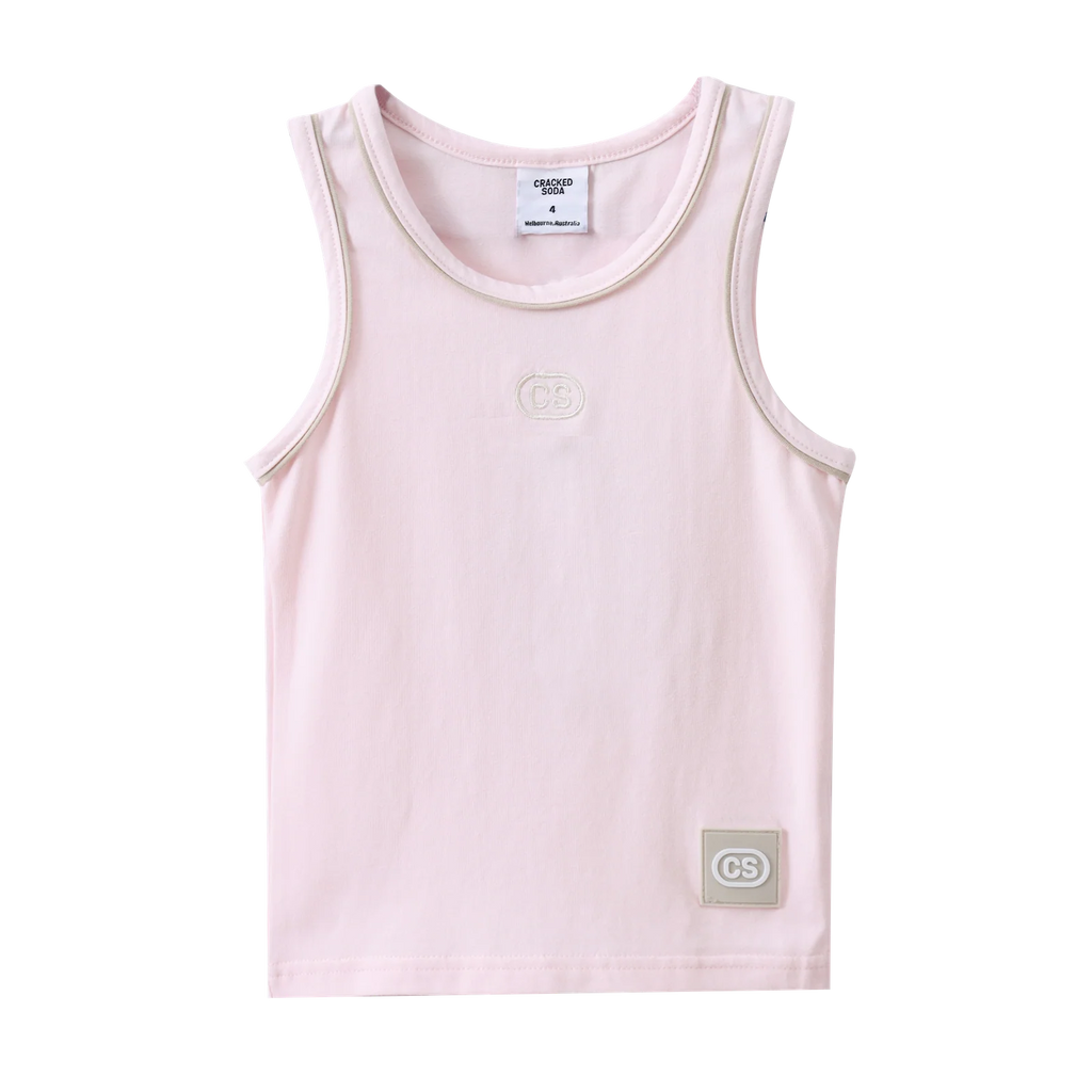 Cracked Soda - Ava Detailed Tank - Pink