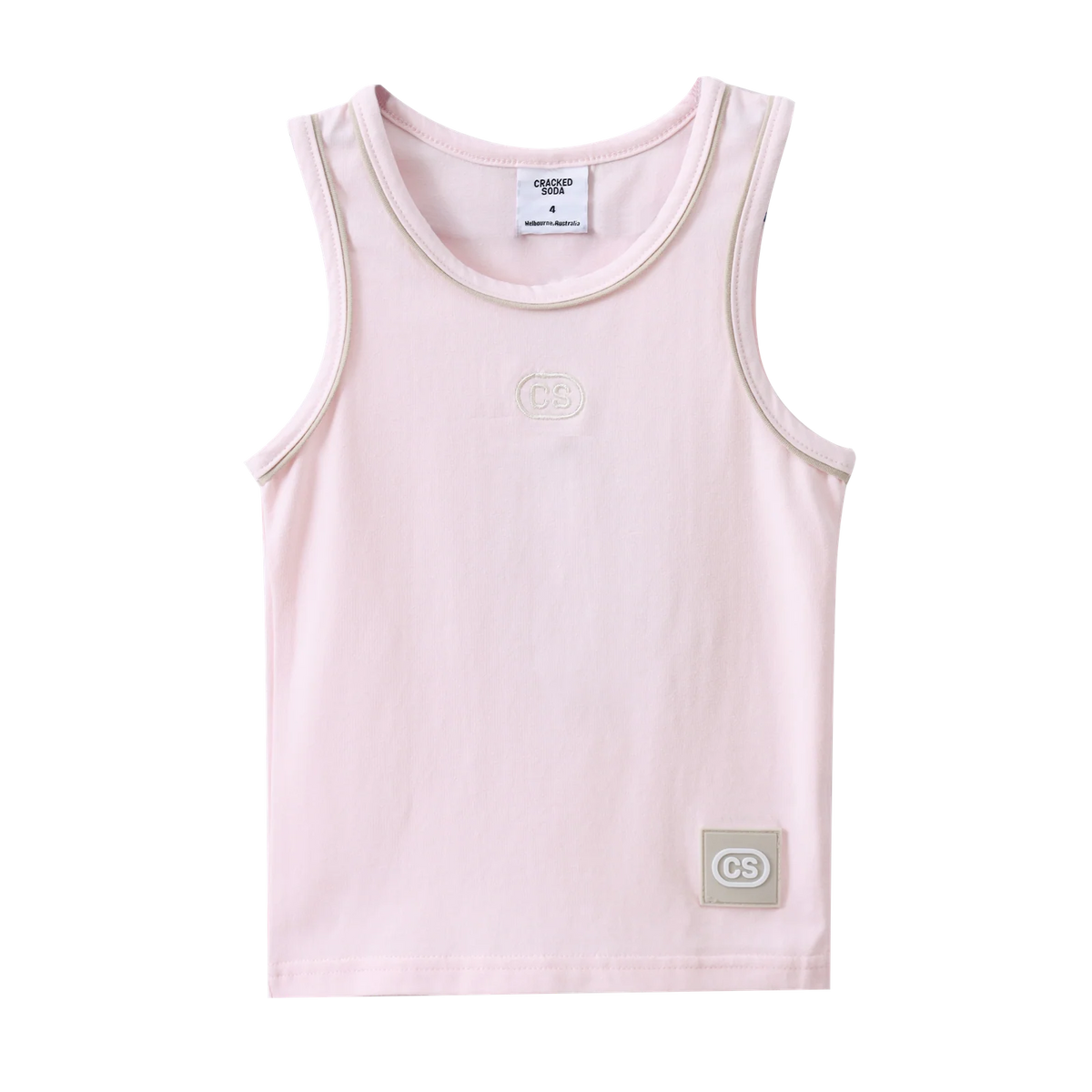 Cracked Soda - Ava Detailed Tank - Pink