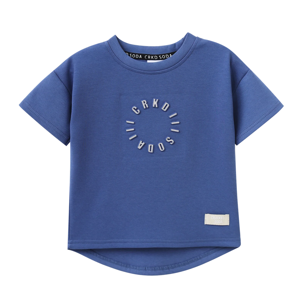 Cracked Soda - Jacob Scooped Tee - Blue