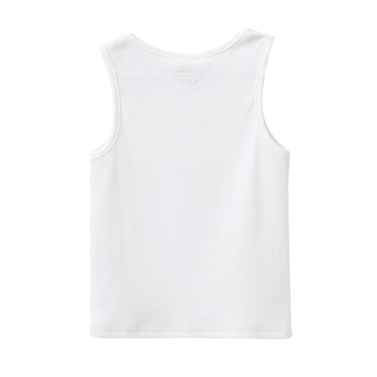 Cracked Soda - Stella Ribbed Tank - White