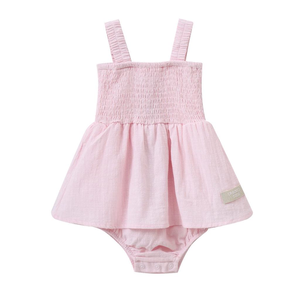 Cracked Soda - Tilli Bodysuit Dress - Pink