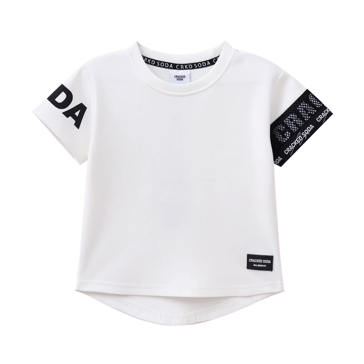 Cracked Soda - Patrick Detailed Tee - White