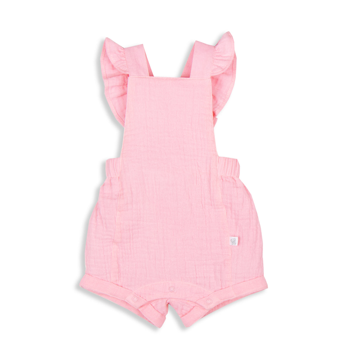 Tiny Twig Bubblegum Frill Short Overall
