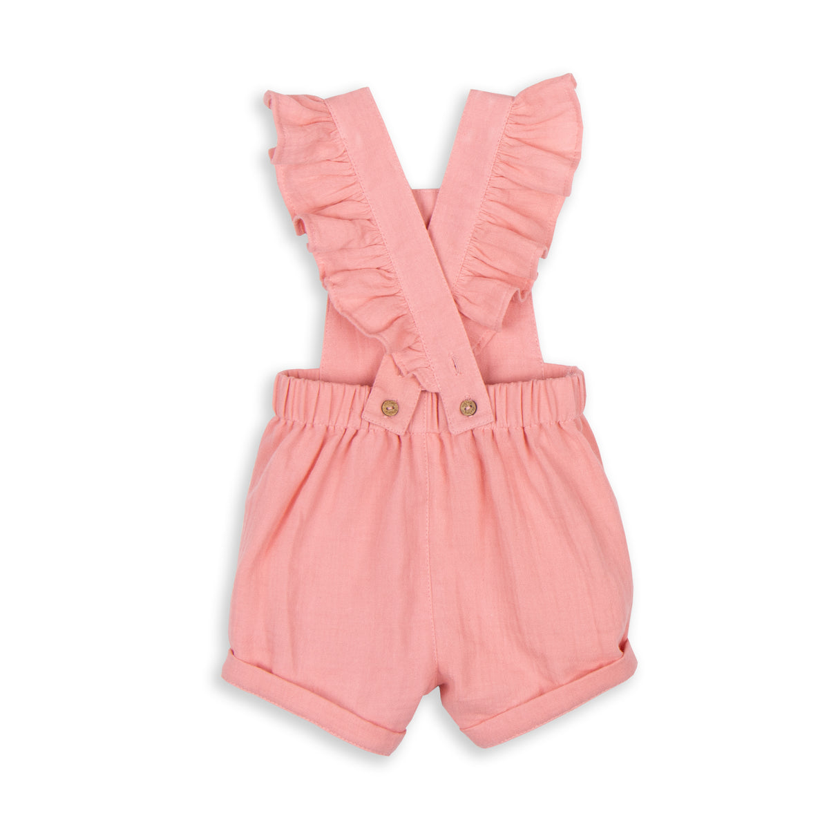 Tiny Twig Seashell Frill Short Overall