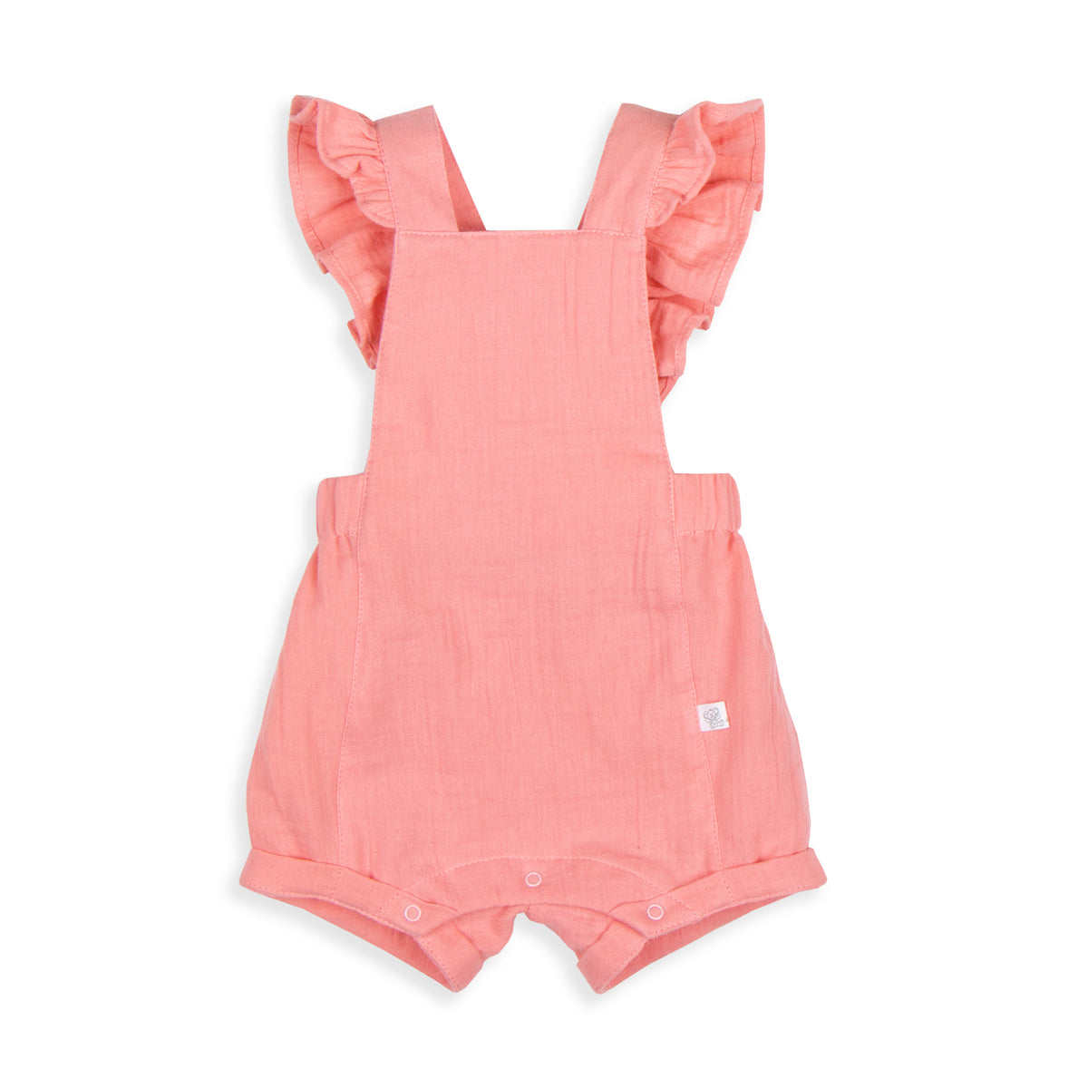 Tiny Twig Seashell Frill Short Overall
