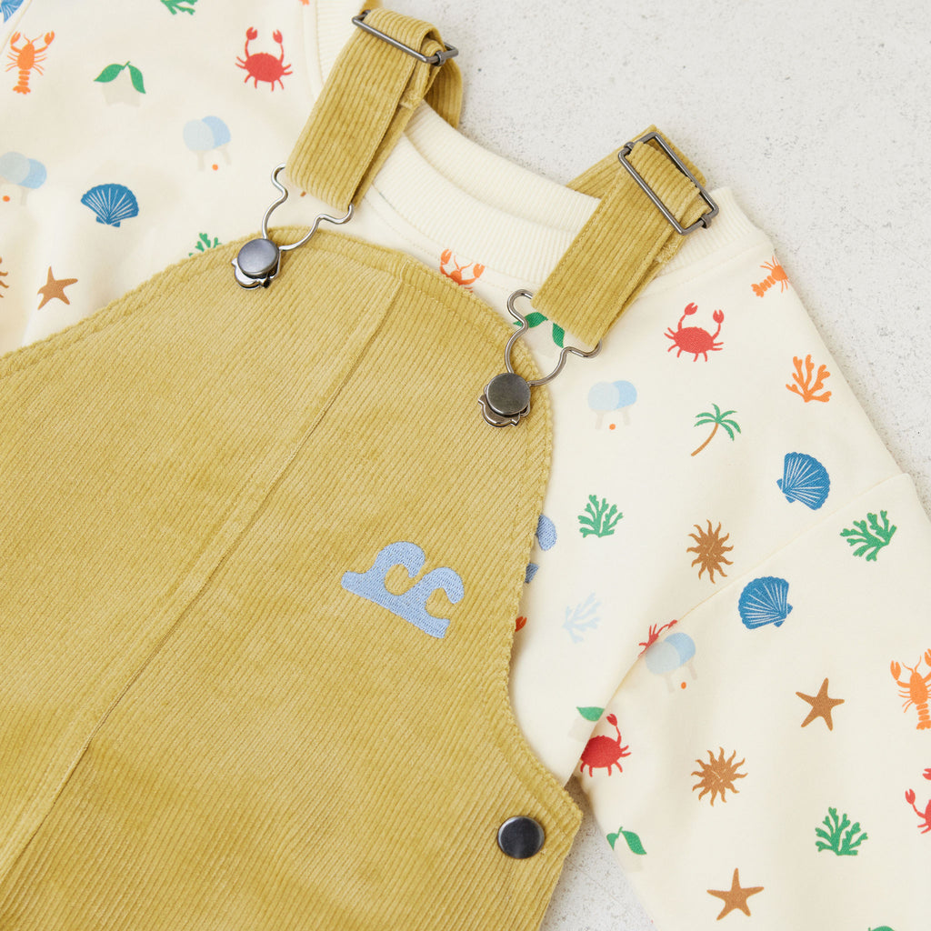 Kapow Kids Sunshine Corduroy Overalls