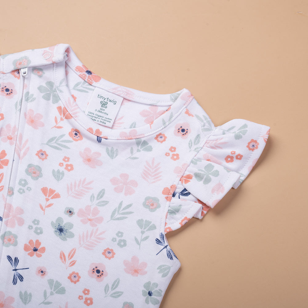 Tiny Twig dancing dragonfly Cap Slv Tee