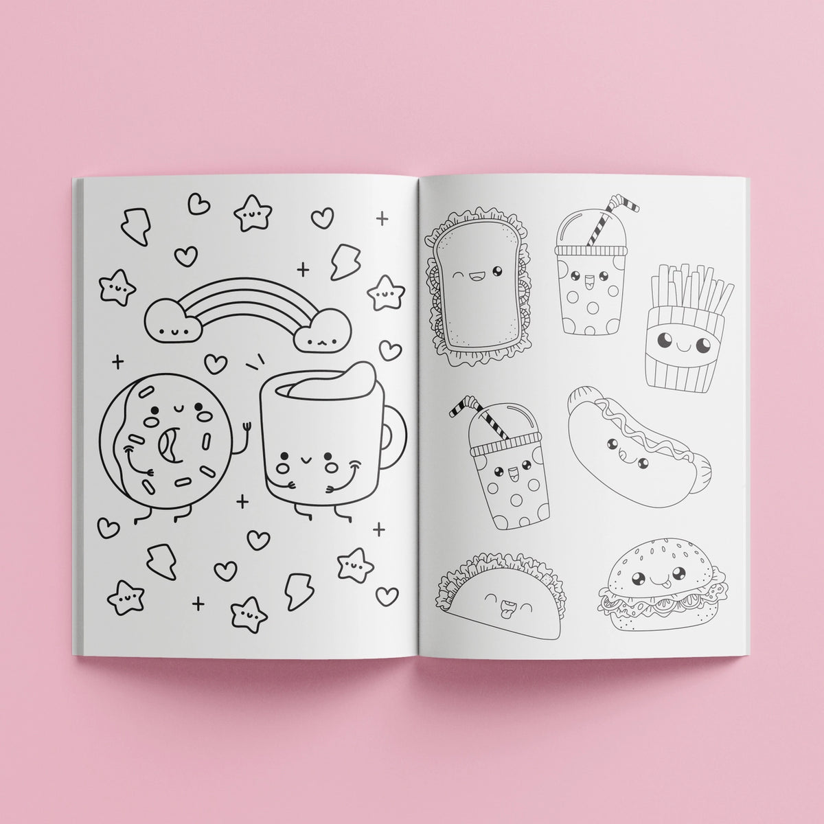 Jr Kaleidoscope Sweet Kawaii Silicone Games Mat