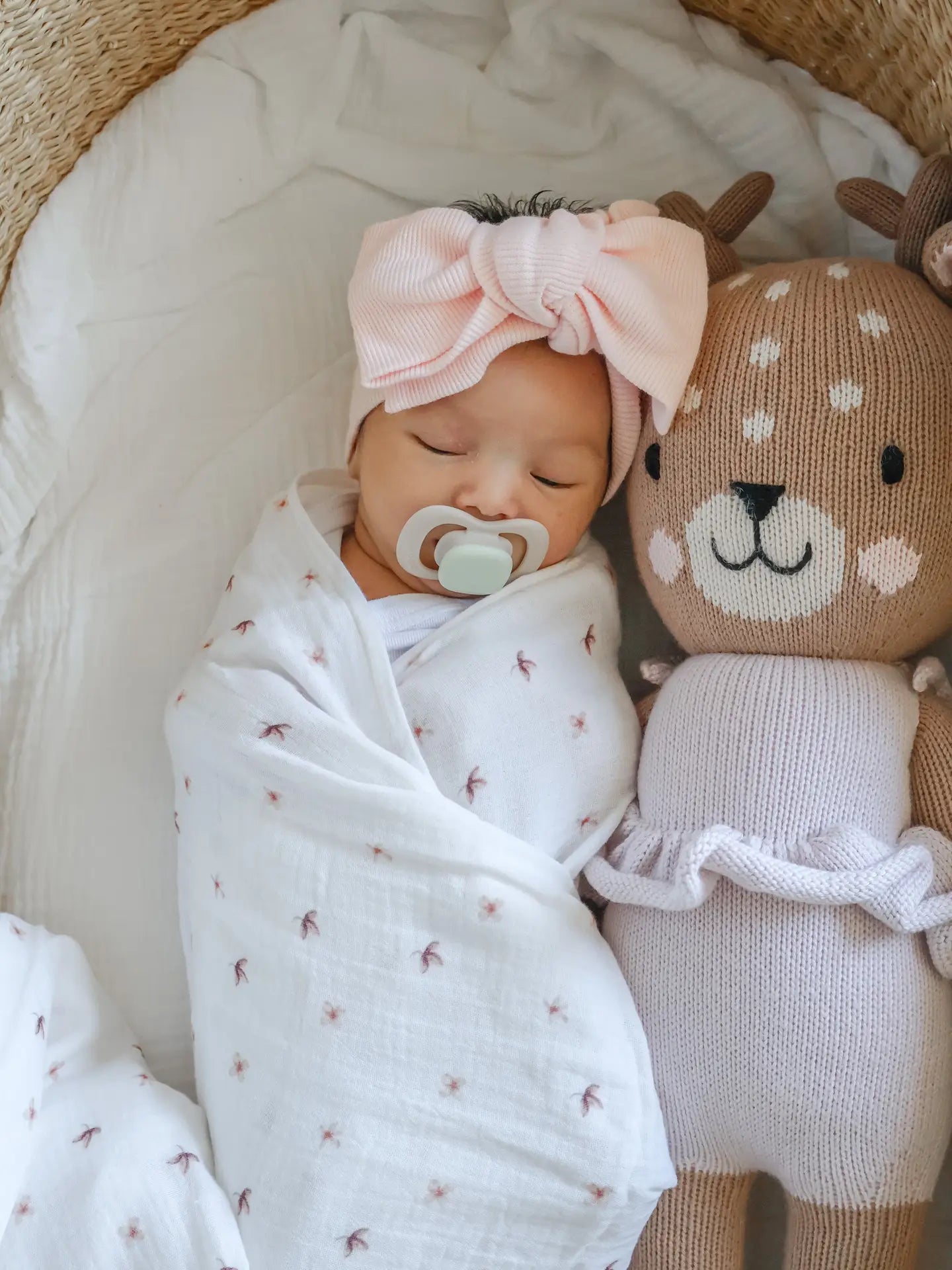 E&I Organic Cotton Muslin Wrap - Audrey