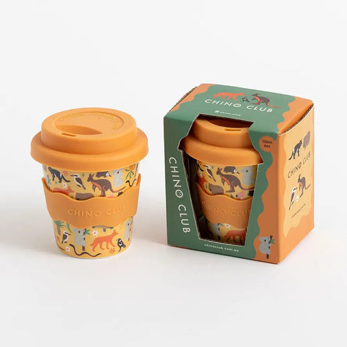 Chino Club 8oz Keep Cup - Aussie Animals