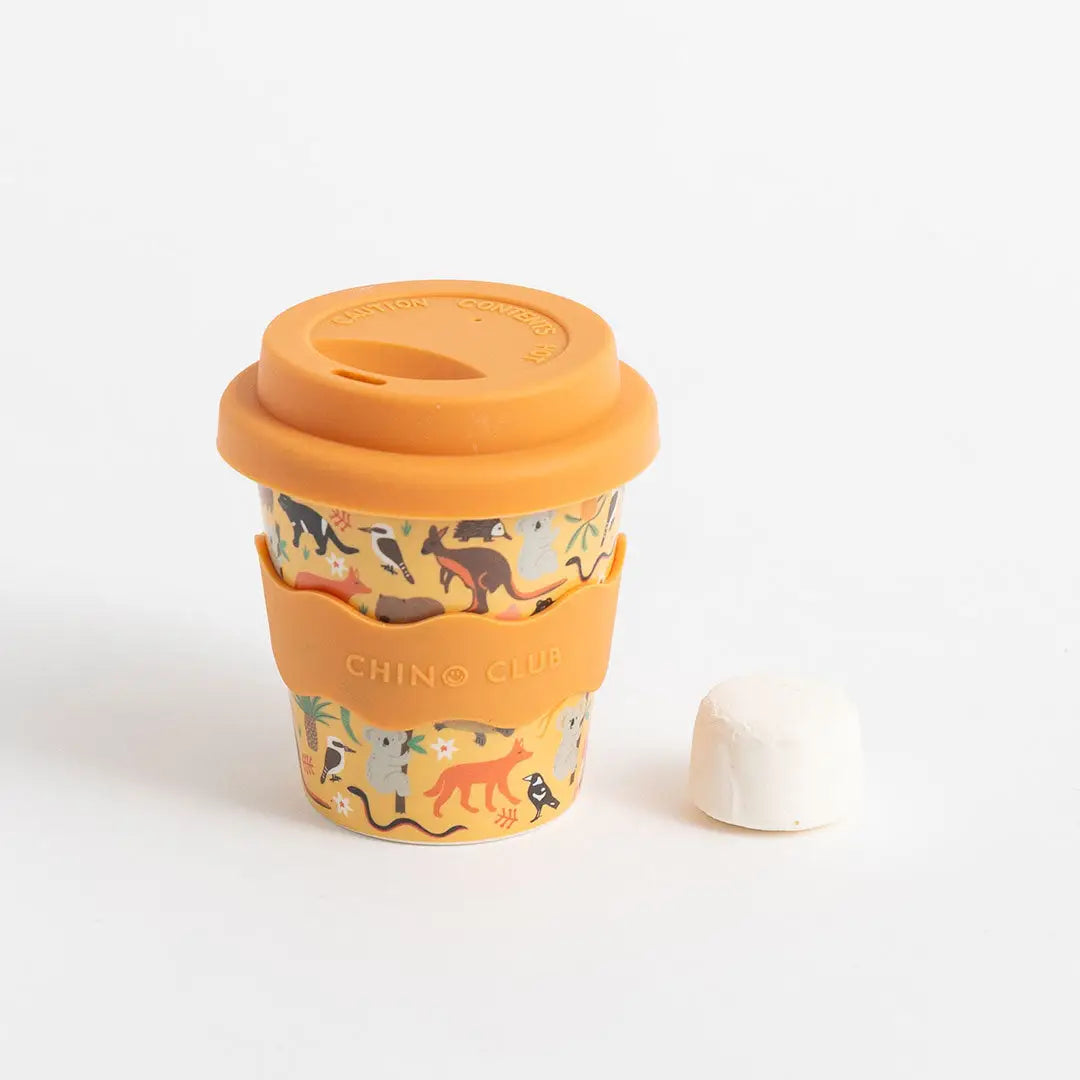 Chino Club 8oz Keep Cup - Aussie Animals