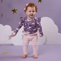 Snuggle Hunny - Organic pants w frill - Baby Pink