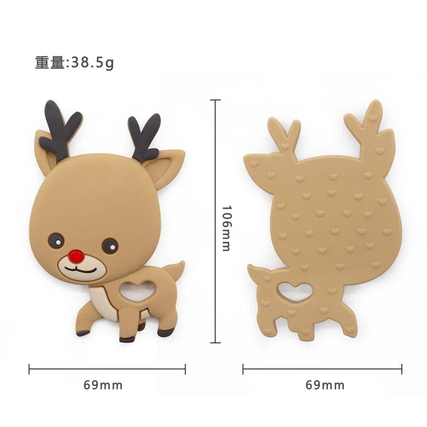 Baby Reindeer Christmas Teether