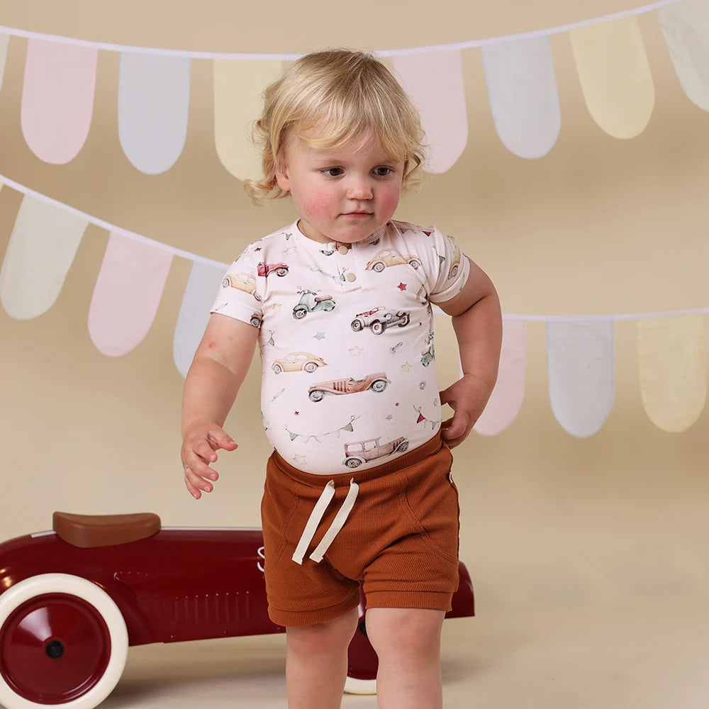 Snuggle Hunny - Biscuit Organic Shorts