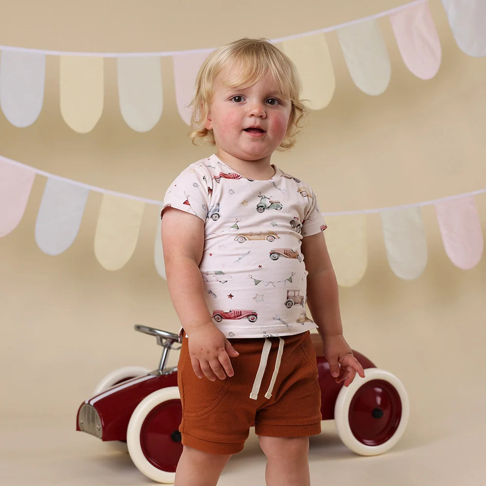 Snuggle Hunny - Biscuit Organic Shorts