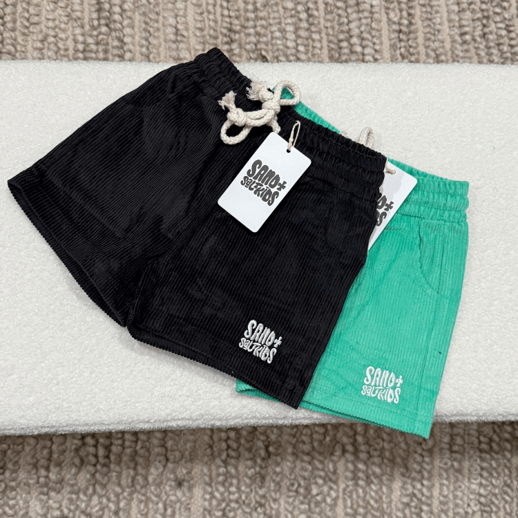 S+S Kids Cord Short - Black