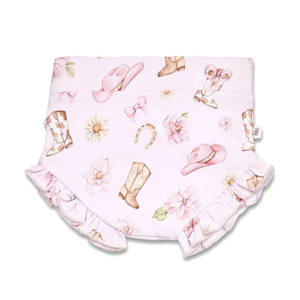 Snuggle Hunny - Boots & Bows Organic Bloomers