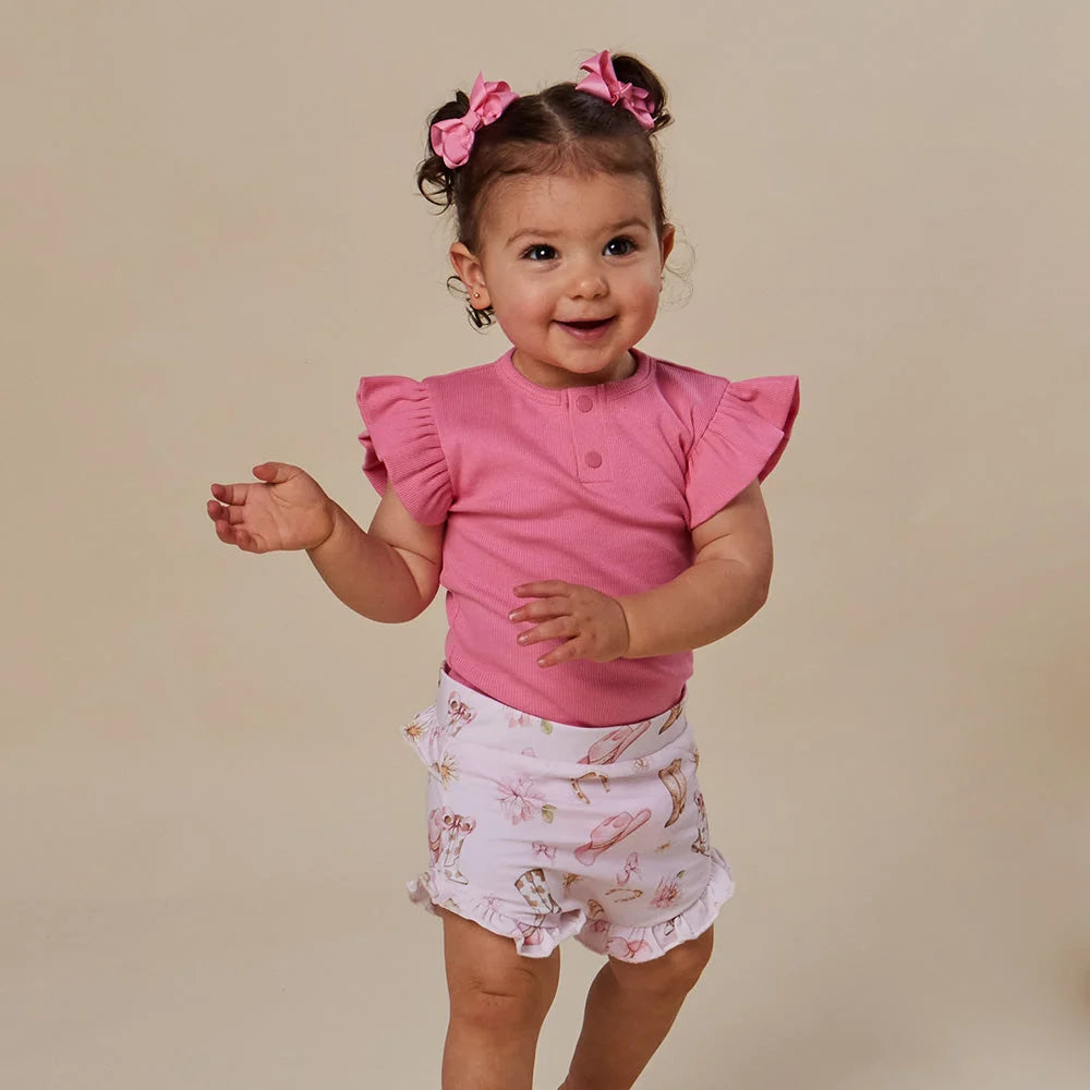 Snuggle Hunny - Boots & Bows Organic Bloomers