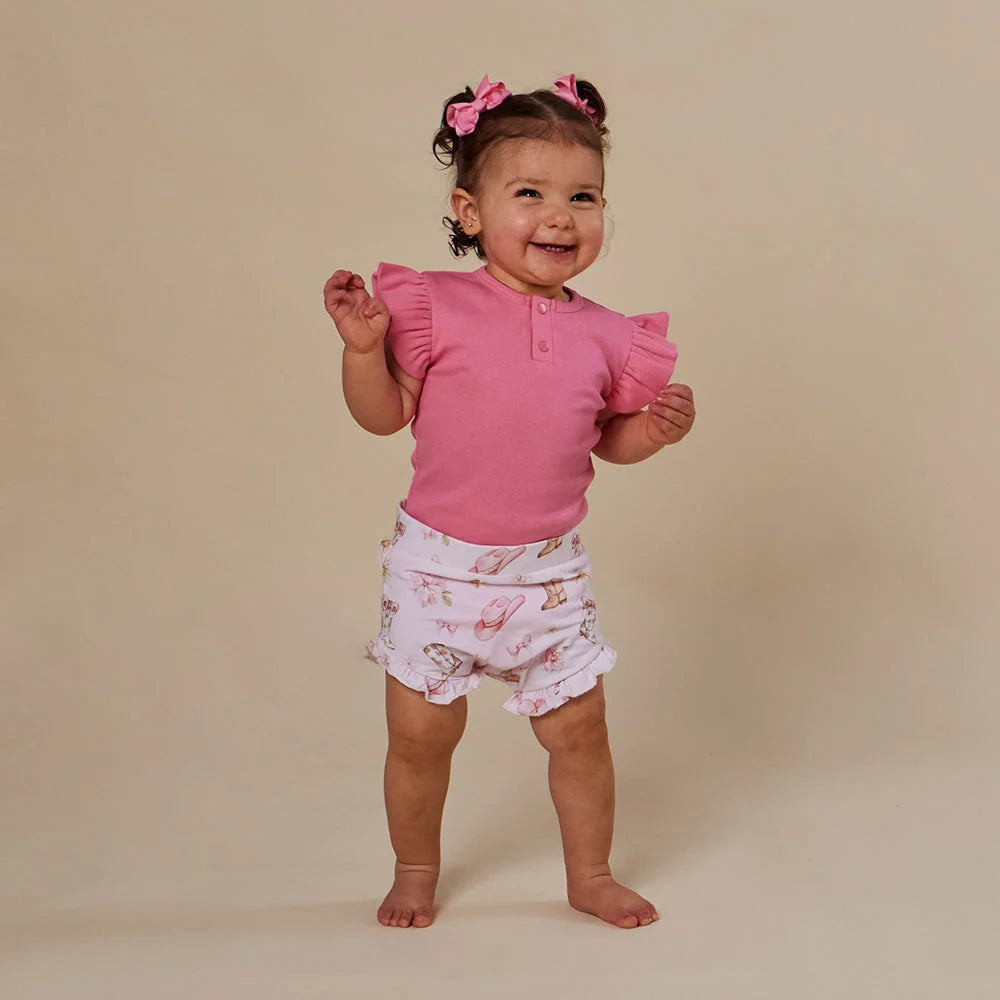 Snuggle Hunny - Boots & Bows Organic Bloomers