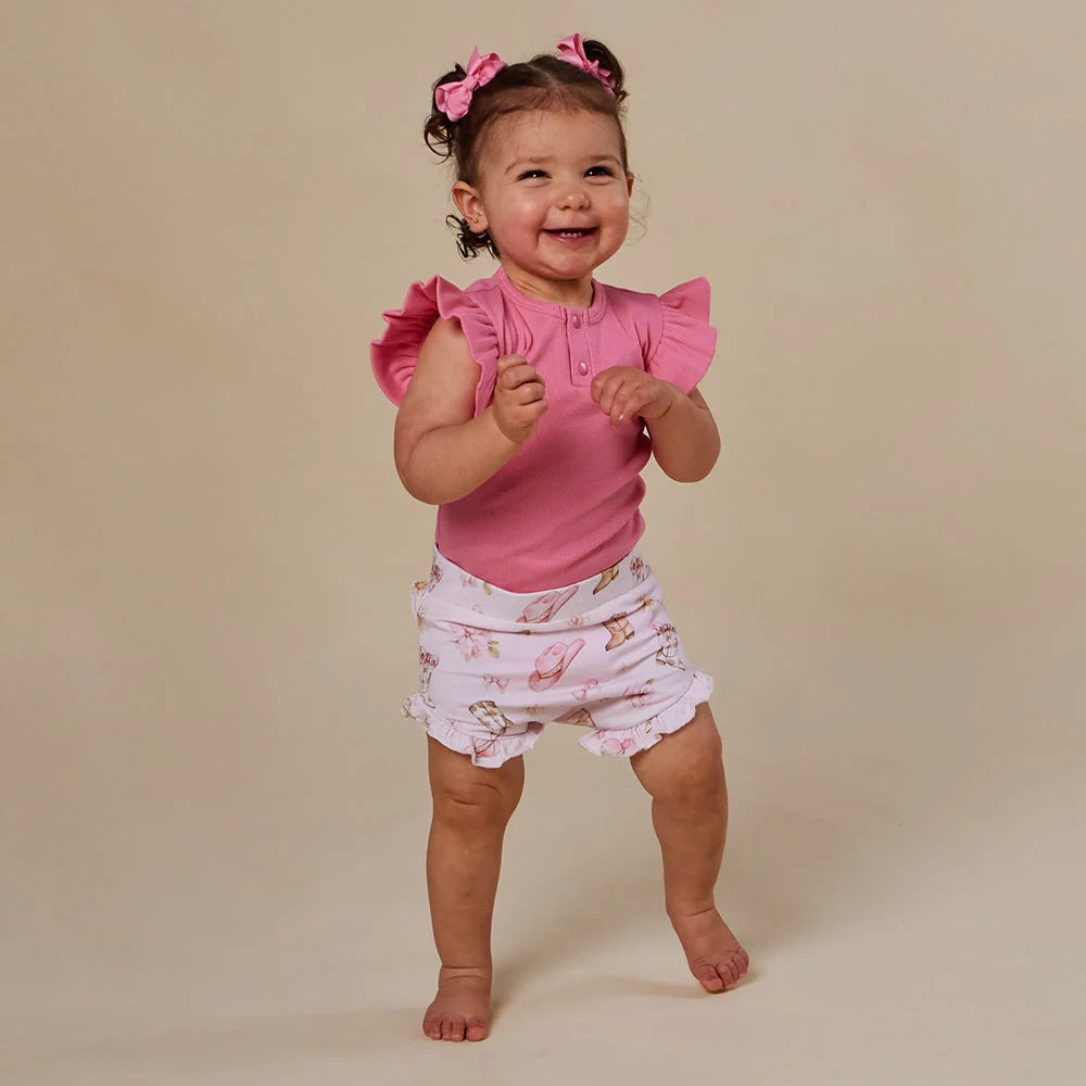 Snuggle Hunny - Boots & Bows Organic Bloomers