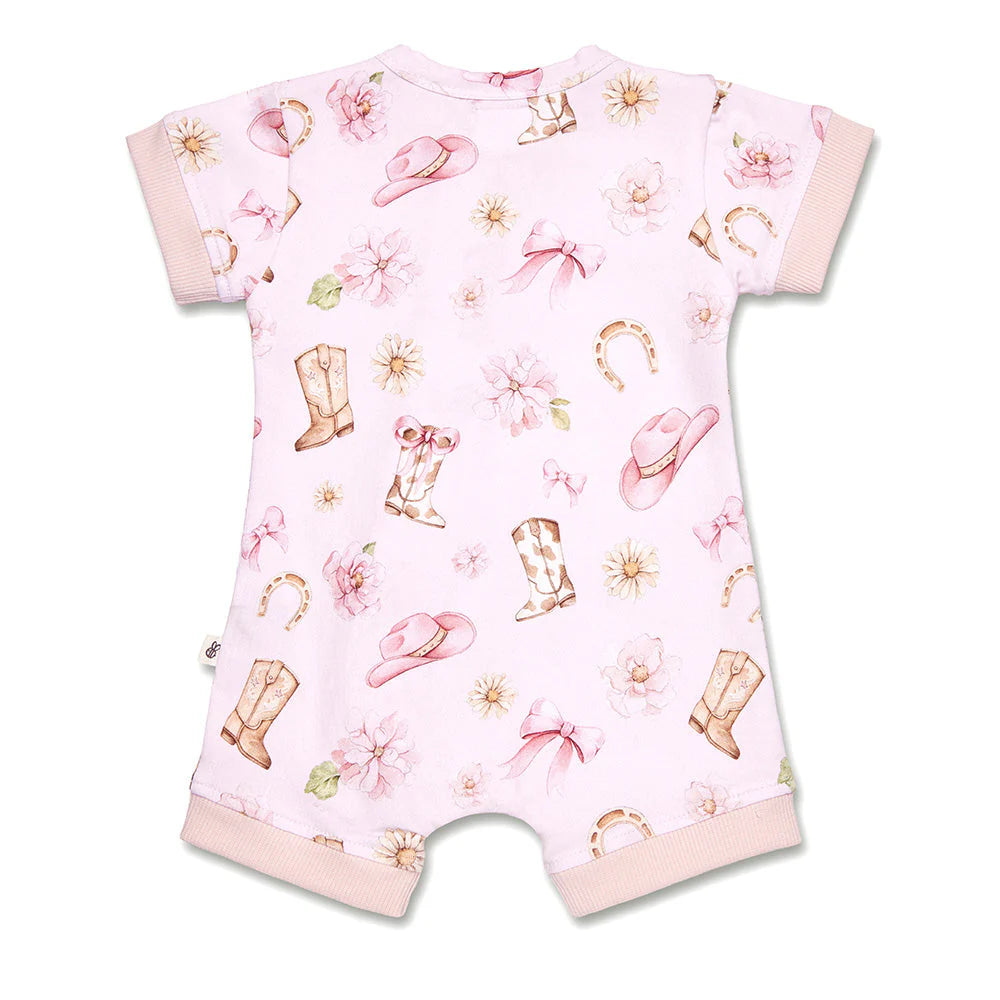Snuggle Hunny - Boots & Bows Organic Snuggle Shortie