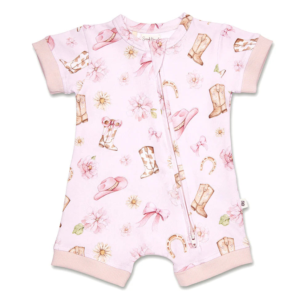 Snuggle Hunny - Boots & Bows Organic Snuggle Shortie