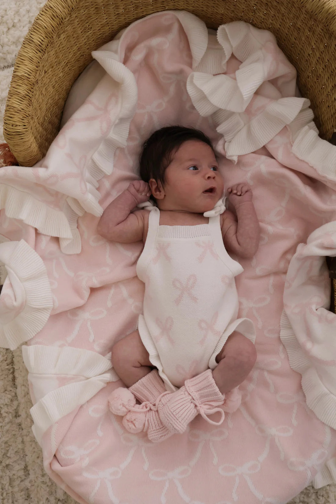 Reversible Bow Blanket