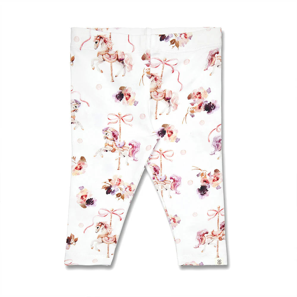 Snuggle Hunny - Organic Leggings - Carousel